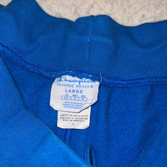 Men’s blue champion sweats - Picture 4 of 5